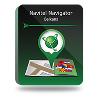 Navitel Navigator. Albanien, Bosnien und Herzegowina, Kroatien, Nordmakedonien, Montenegro, Serbien, Slowenien
