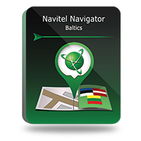 Navitel Navigator. Litauen, Lettland, Estland