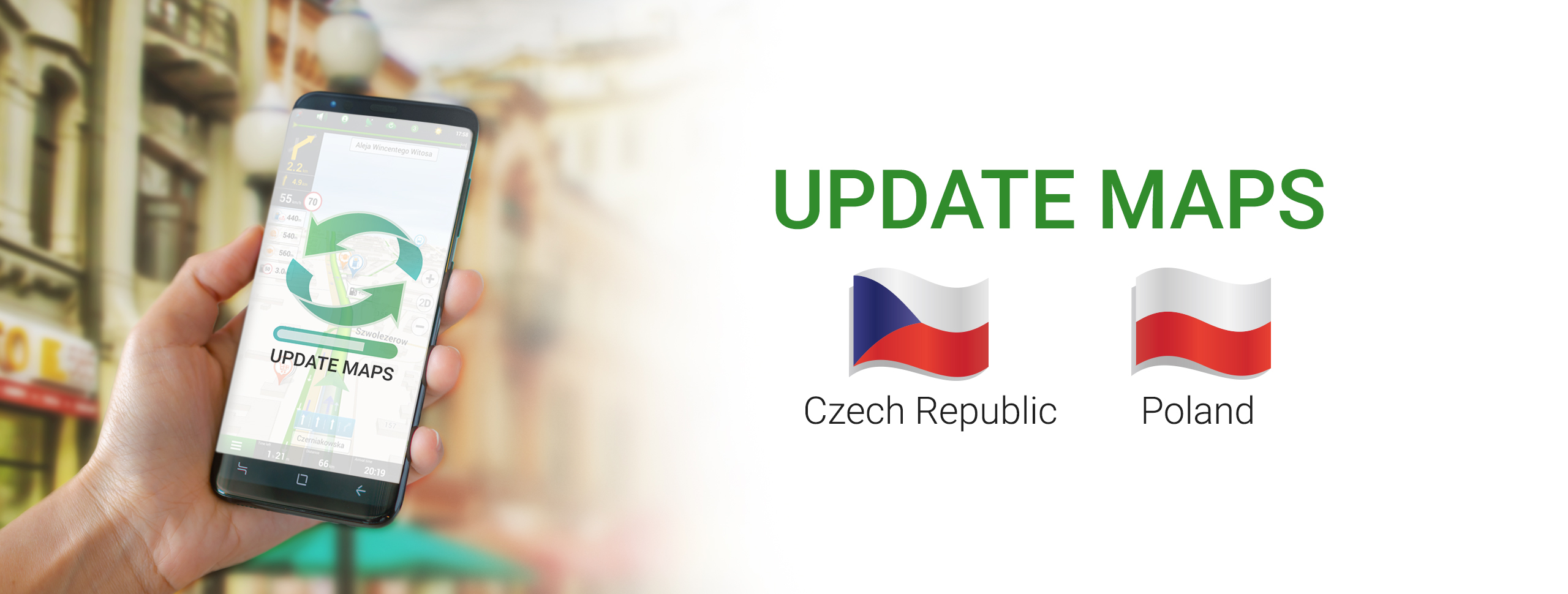 NAVITEL® released an update for maps of Czech Republic and Poland