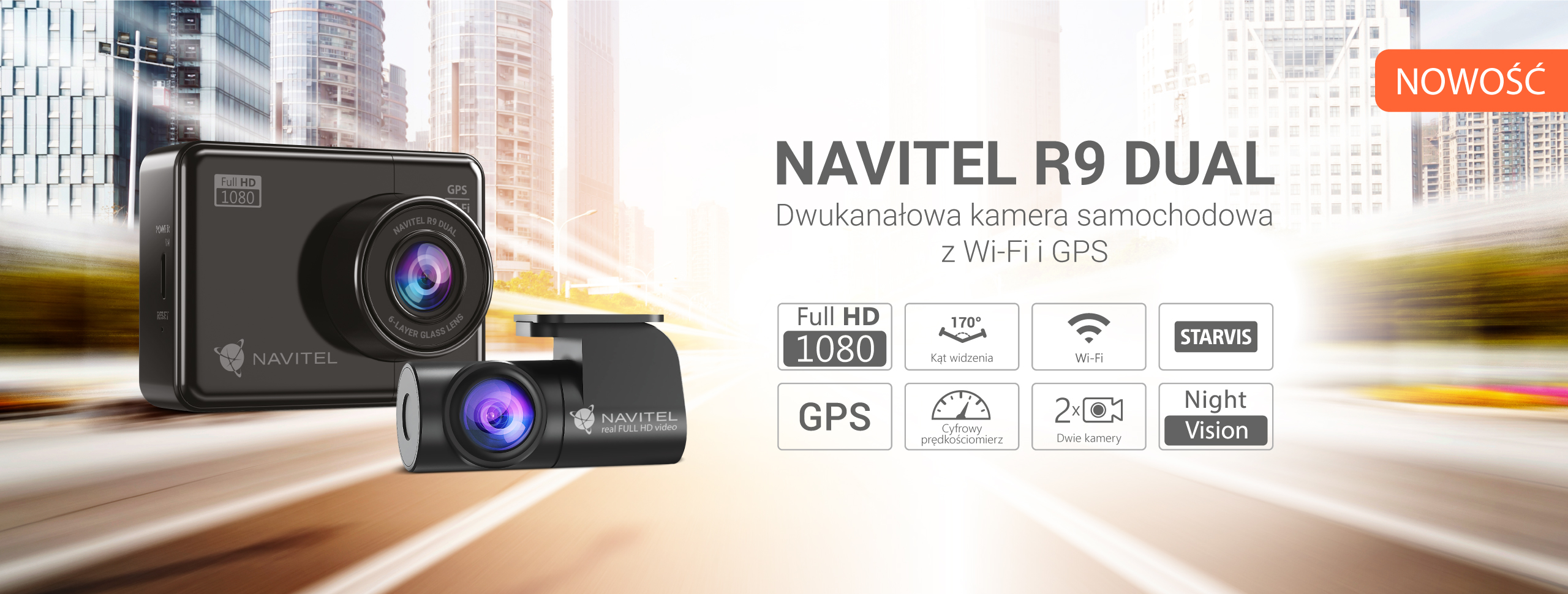 NAVITEL prezentuje nowy model rejestratora – NAVITEL R9 DUAL