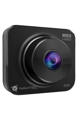 Light and compact DVR with high-quality optics and a built-in G-sensor
