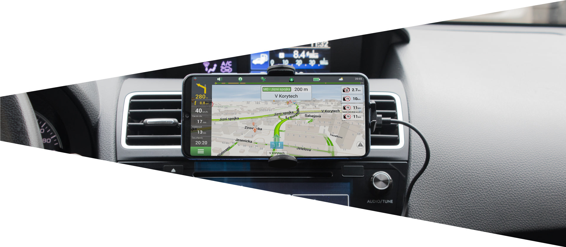 SH1000 PRO nabíjecí držák do auta sh1000/SH1000-5-cz