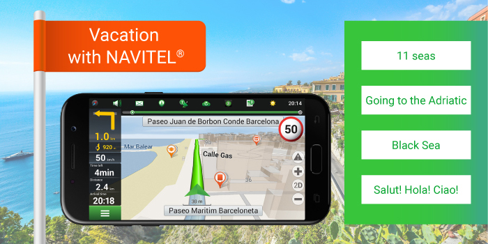 Special NAVITEL® map packages for your summer vacation