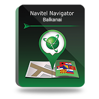 Navitel Navigator. Albanija, Bosnija ir Hercegovina, Kroatija, Siaures Makedonija, Juodkalnija, Serbija, Slovėnija