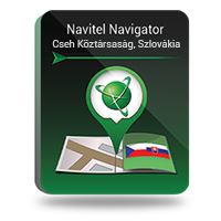 Navitel Navigator. Cseh Köztársaság, Szlovákia