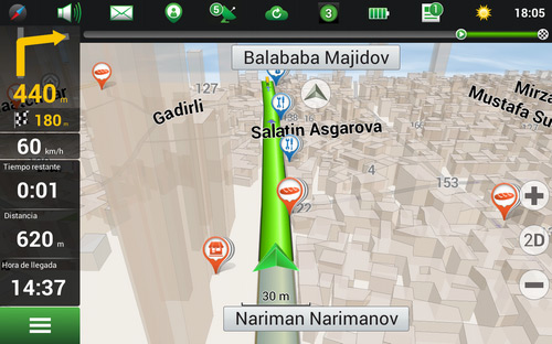 Navitel Navigator. Azerbaiyán