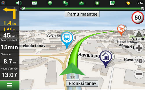 Navitel Navigator. Lituanie, Lettonie, Estonie