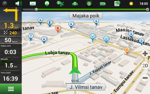 Navitel Navigator. Litvanya, Letonya, Estonya