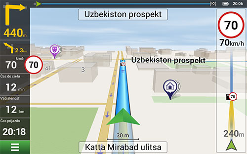 Navitel Navigator. Uzbekistan